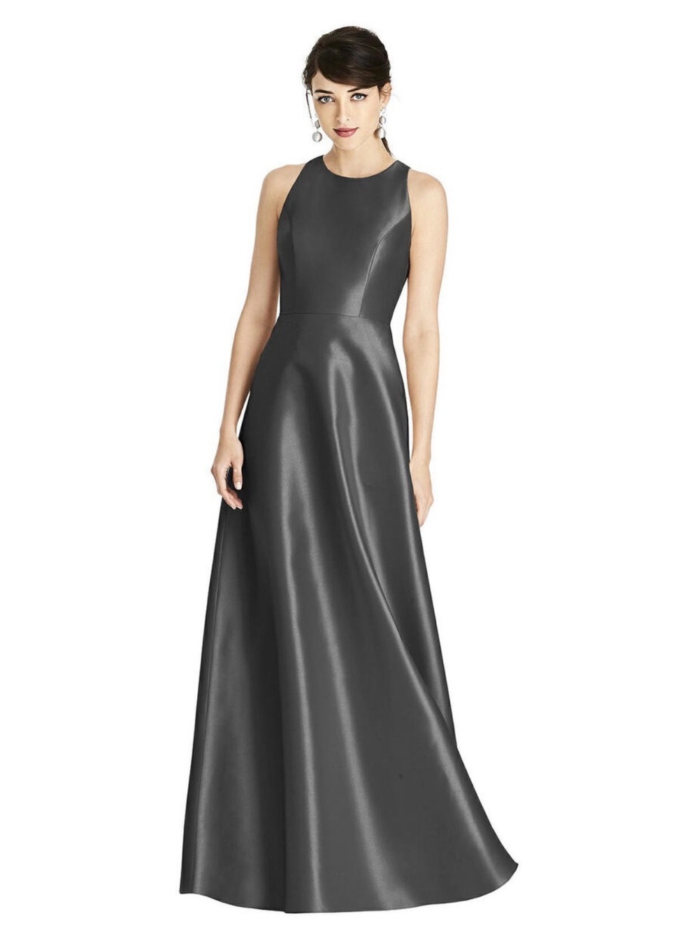 Alfred Sung Gown Style D746 in Black Size 20